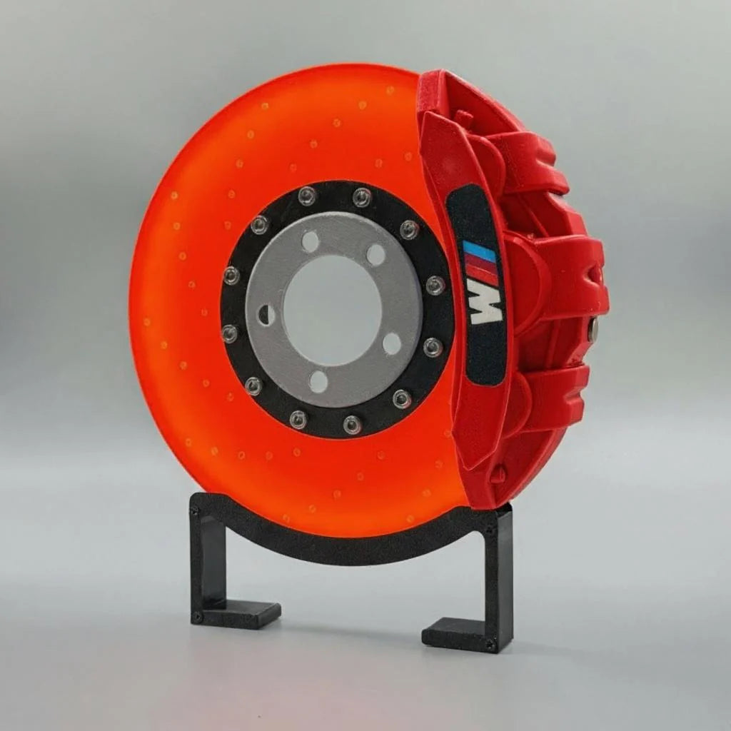 Lámpara led con forma de disco de freno deportivo