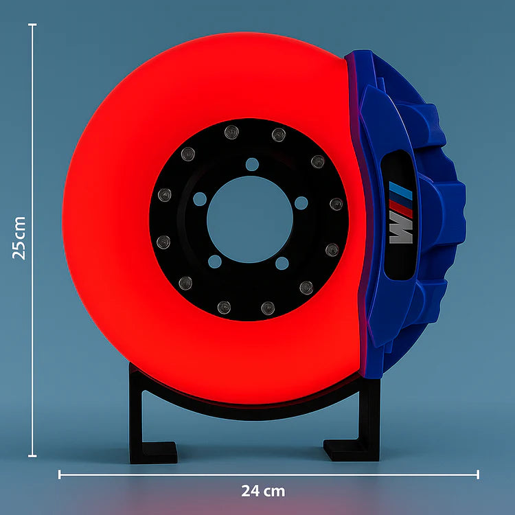 Lámpara led con forma de disco de freno deportivo